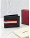(LIKE NEW) BALLY BLACK LEATHER WEB BIFOLD WALLET -FULL SET- 
