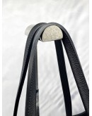 (LIKE NEW) LOUIS VUITTON CABAS VOYAGE BLACK LEATHER TOTE BAG 
