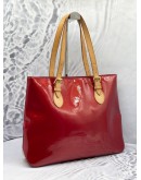 (LIKE NEW) LOUIS VUITTON AMARANTEE MONOGRAM VERNIS BRENTWOOD TOTE BAG