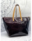 LOUIS VUITTON VERT BRONZE MONOGRAM VERNIS BELLEVUE GM BAG 