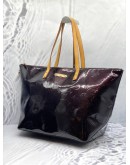 LOUIS VUITTON VERT BRONZE MONOGRAM VERNIS BELLEVUE GM BAG 