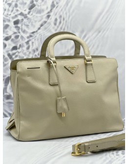 PRADA SAFFIANO LEATHER TWO WAY HANDBAG 