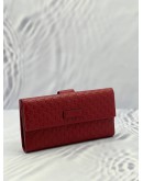 (LIKE NEW) GUCCI MICROGUCCISSIMA LEATHER CONTINENTAL FLAP WALLET 