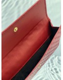(LIKE NEW) GUCCI MICROGUCCISSIMA LEATHER CONTINENTAL FLAP WALLET 
