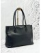FURLA TOTE SHOULDER BAG IN BLACK COWHIDE LEATHER