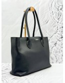 FURLA TOTE SHOULDER BAG IN BLACK COWHIDE LEATHER