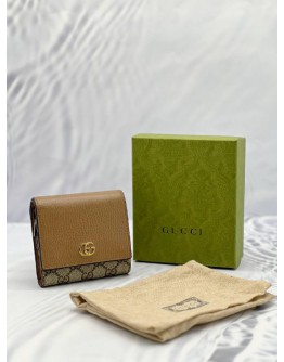 (LIKE NEW) GUCCI GG MARMONT WALLET -FULL SET- 