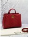 (LIKE NEW) GUCCI RED QUILTED MARMONT TOTE BAG 