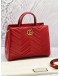 (LIKE NEW) GUCCI RED QUILTED MARMONT TOTE BAG 