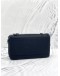 (LIKE NEW) TUMI BLACK LEATHER AND CANVAS LARGE ZIP AROUND TRAVEL WALLET 