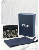 (LIKE NEW) CHRISTIAN DIOR OBLIQUE JACQUARD CARD HOLDER -FULL SET- 