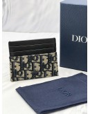 (LIKE NEW) CHRISTIAN DIOR OBLIQUE JACQUARD CARD HOLDER -FULL SET- 