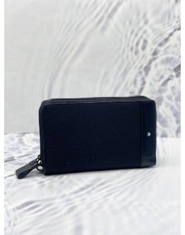 (LIKE NEW) MONTBLANC NIGHTFLIGHT DOUBLE ZIP TRAVEL WALLET