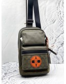 (UNUSED) COACH X MICHAEL B. JORDAN RIDER PACK WITH SIGNATURE CAVAS DETAIL SLING BAG 