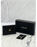 (LIKE NEW) CHANEL CAVIAR CLASSIC CARDHOLDER GHW -FULL SET- 