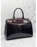 (LIKE NEW)  LOUIS VUITTON BREA MM IN AMARANTE MONOGRAM VERNIS LEATHER