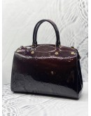 (LIKE NEW)  LOUIS VUITTON BREA MM IN AMARANTE MONOGRAM VERNIS LEATHER