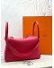 (UNUSED) 2021 HERMES LINDY 26 SHOULDER BAG IN ROSE EXTREME TAURILLON CLEMENCE LEATHER -FULL SET-