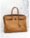 2009 HERMES BIRKIN 35 TOP HANDLE BAG IN GOLD EPSOM LEATHER -FULL SET-