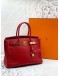 (LIKE NEW) 2014 HERMES BIRKIN 30 TOP HANDLE BAG IN ROUGE CASAQUE TOGO LEATHER -FULL SET-