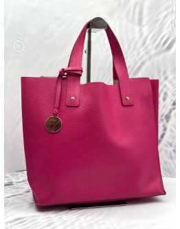 FURLA LEATHER HAND TOTE BAG IN PINK
