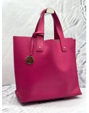 FURLA LEATHER HAND TOTE BAG IN PINK