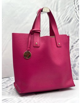 FURLA LEATHER HAND TOTE BAG IN PINK