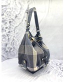 BURBERRY BLUE LABEL MINI CRESTBRIDGE CHECK BUCKET BAG