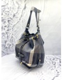 BURBERRY BLUE LABEL MINI CRESTBRIDGE CHECK BUCKET BAG