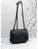 CHANEL REISSUE 2.55 PATENT DOUBLE SMALL FLAP BAG SHW -FULL SET-