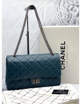 (LIKE NEW) CHANEL REISSUE 227 AGED CALFSKIN DOUBLE FLAP BAG GHW -FULL SET-