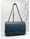 (LIKE NEW) CHANEL REISSUE 227 AGED CALFSKIN DOUBLE FLAP BAG GHW -FULL SET-