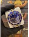ROLEX SUBMARINER DATE HALF 18K 750 YELLOW GOLD REF 16613 BLUE DIAL 40MM AUTOMATIC WATCH