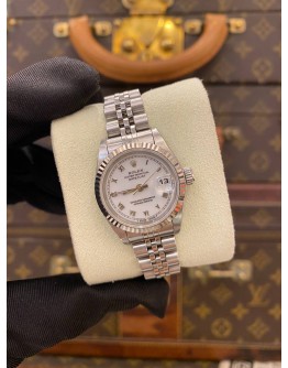 ROLEX LADY DATEJUST REF 69174 WHITE DIAL 26MM AUTOMATIC WATCH -FULL SET-