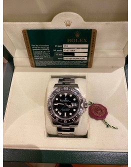 2014 ROLEX GMT-MASTER II REF 116710LN 40MM AUTOMATIC WATCH -FULL SET-
