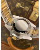 (UNUSED) 2019 ROLEX SUBMARINER DATE HALF 18K 750 YELLOW GOLD REF 116613LB BLUE DIAL 40MM AUTOMATIC WATCH -FULL SET-