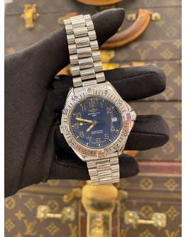 BREITLING COLT REF A17035 BLUE DIAL 38MM AUTOMATIC WATCH