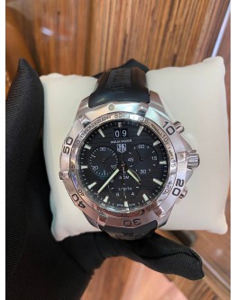 2013 TAG HEUER AQUARACER CHRONOGRAPH REF CAF101E BLACK DIAL 43MM QUARTZ WATCH -FULL SET-