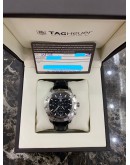 2013 TAG HEUER AQUARACER CHRONOGRAPH REF CAF101E BLACK DIAL 43MM QUARTZ WATCH -FULL SET-