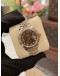 (UNUSED) 2022 ROLEX LADY DATEJUST REF 279171 HALF 18K 750 ROSE GOLD CHOCOLATE STAR DIAMOND DIAL 28MM AUTOMATIC WATCH -FULL SET-