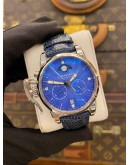 2021 GRAHAM CHRONOFIGHTER 1695 LADY MOON MOONPHASE REF 2CXBS BLUE DIAMONDS DIAL 36MM QUARTZ WATCH -FULL SET-