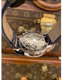2021 GRAHAM CHRONOFIGHTER 1695 LADY MOON MOONPHASE REF 2CXBS BLUE DIAMONDS DIAL 36MM QUARTZ WATCH -FULL SET-