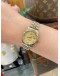 (LIKE NEW) ROLEX LADY DATEJUST REF 69173 HALF 18K 750 YELLOW GOLD CHAMPAGNE COMPUTER DIAMOND DIAL 26MM AUTOMATIC WATCH -FULL SET-