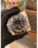 (LIKE NEW) 2020 OMEGA SEAMASTER PLANET OCEAN 600M CO-AXIAL MASTER CHRONOMETER CHRONOGRAPH REF 215.33.46.51.01.001 BLACK DIAL 45.5MM AUTOMATIC WATCH -FULL SET-