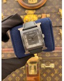 (BRAND NEW) 2024 HERMES HEURE H TITANIUM REF HH5.841C BLACK DIAL 31MM x 42MM AUTOMATIC WATCH