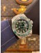 (LIKE NEW) 2015 ROLEX HULK SUBMARINER DATE REF 116610LV GREEN DIAL 40MM AUTOMATIC WATCH -FULL SET-