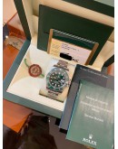 (LIKE NEW) 2015 ROLEX HULK SUBMARINER DATE REF 116610LV GREEN DIAL 40MM AUTOMATIC WATCH -FULL SET-