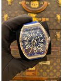 (LIKE NEW) 2022 FRANCK MULLER VANGUARD YACHTING REF V 45 SC DT YACHT BLUE DIAL 45MM AUTOMATIC WATCH -FULL SET-