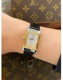(LIKE NEW) 2014 JAEGER-LECOULTRE REVERSO DUETTO TWO FACE DIAMONDS WHITE DIAL MOTHER OF PEARL REF 266.5.44 21MM x 33MM MANUAL WINDING WATCH -FULL SET-