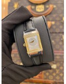 (LIKE NEW) 2014 JAEGER-LECOULTRE REVERSO DUETTO TWO FACE DIAMONDS WHITE DIAL MOTHER OF PEARL REF 266.5.44 21MM x 33MM MANUAL WINDING WATCH -FULL SET-